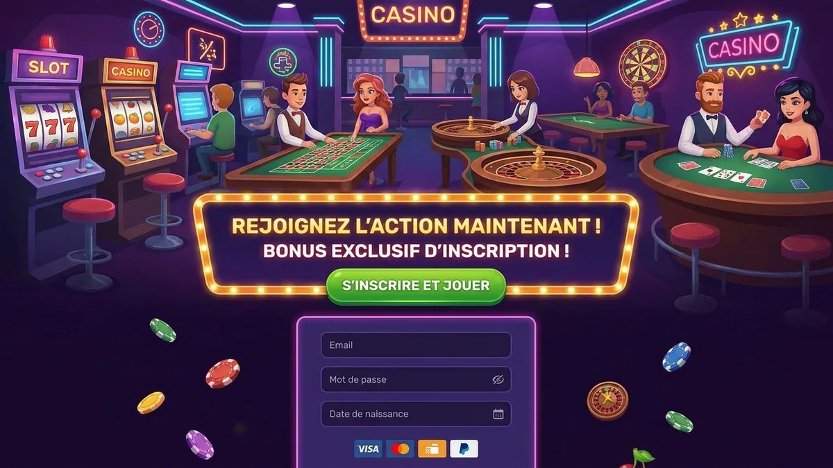 Inscription avec bonus